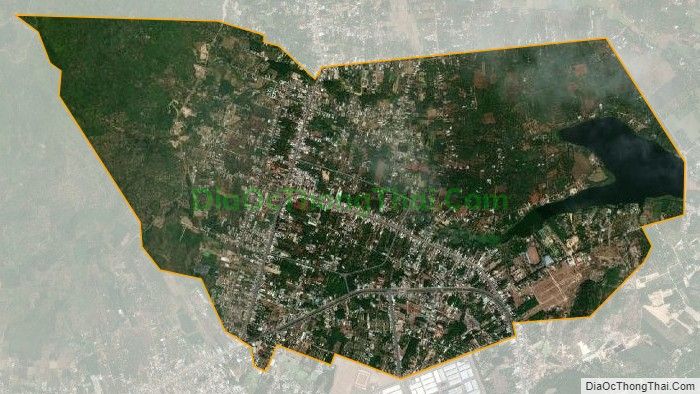 Bản đồ vệ tinh Thị trấn Gia Ray, huyện Xuân Lộc