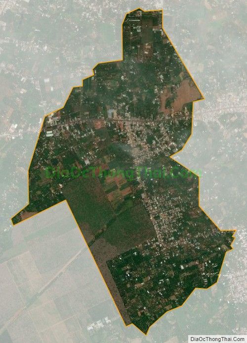 Bản đồ vệ tinh xã Xuân Định, huyện Xuân Lộc