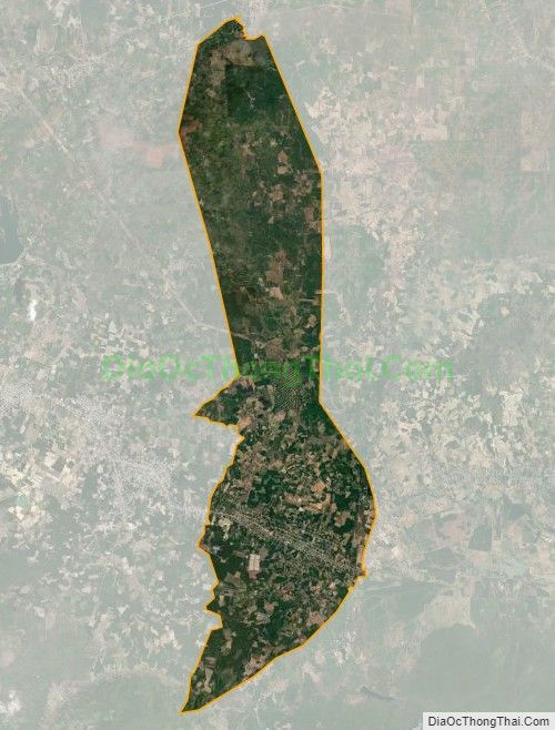 Bản đồ vệ tinh xã Xuân Hòa, huyện Xuân Lộc