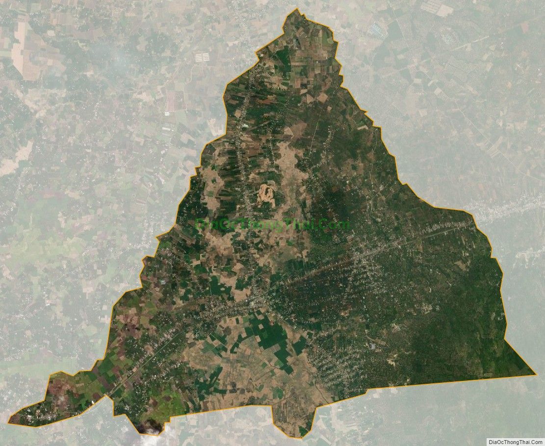 Bản đồ vệ tinh xã Xuân Thọ, huyện Xuân Lộc