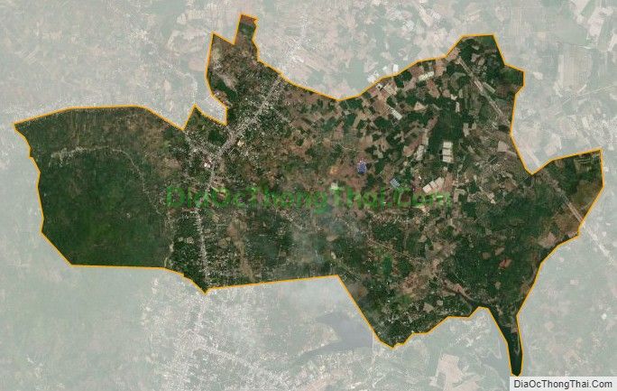 Bản đồ vệ tinh xã Xuân Trường, huyện Xuân Lộc