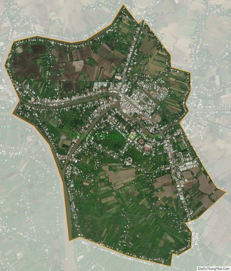 Bản đồ vệ tinh Thị trấn Mỹ Thọ, huyện Cao Lãnh