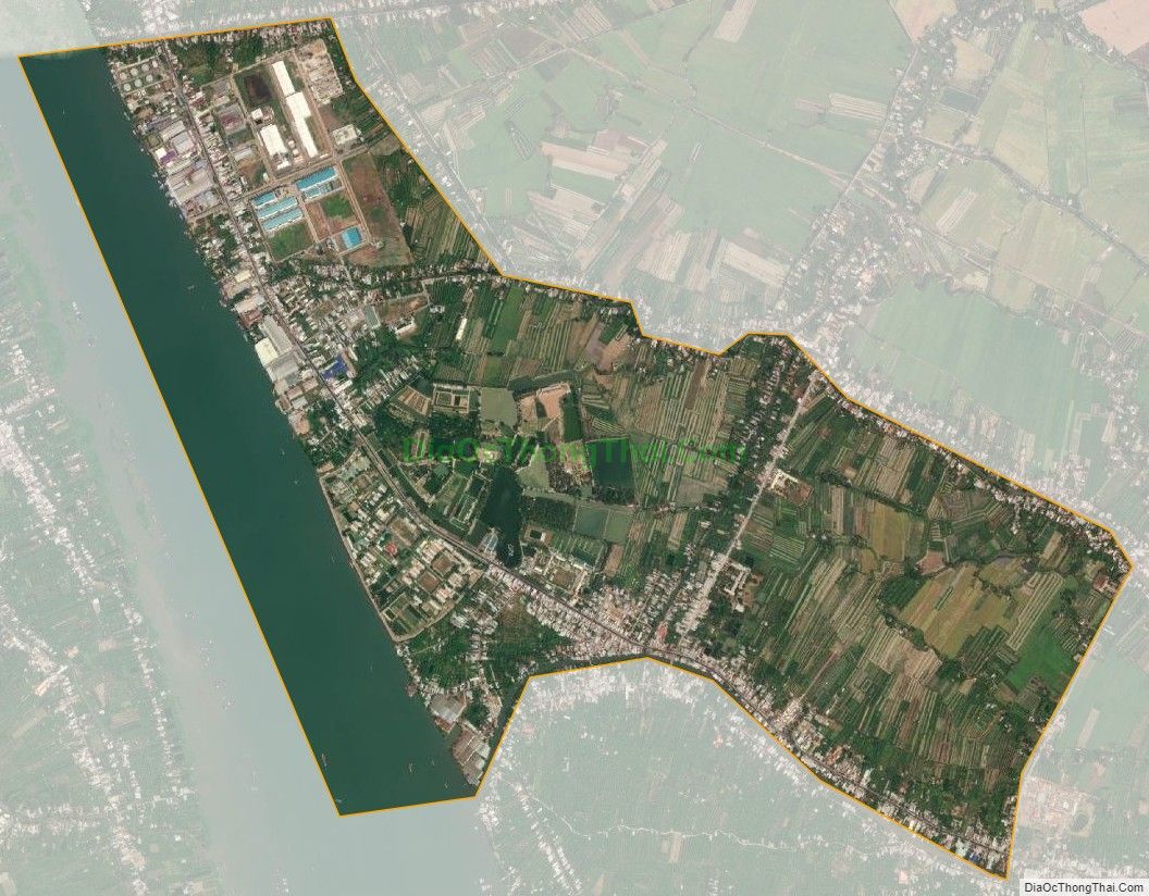 Bản đồ vệ tinh Phường 11, thành phố Cao Lãnh