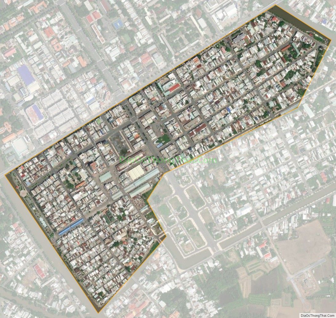 Bản đồ vệ tinh Phường 2, thành phố Cao Lãnh