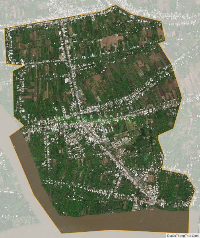 Bản đồ vệ tinh Phường 6, thành phố Cao Lãnh