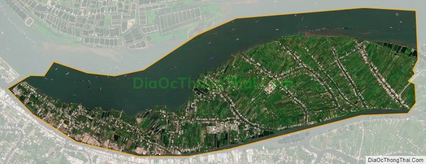 Bản đồ vệ tinh xã An Hiệp, huyện Châu Thành, Đồng Tháp