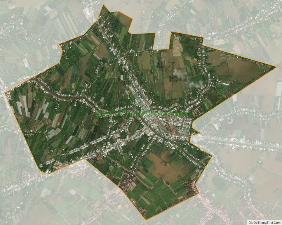 Bản đồ vệ tinh Thị trấn Lai Vung, huyện Lai Vung