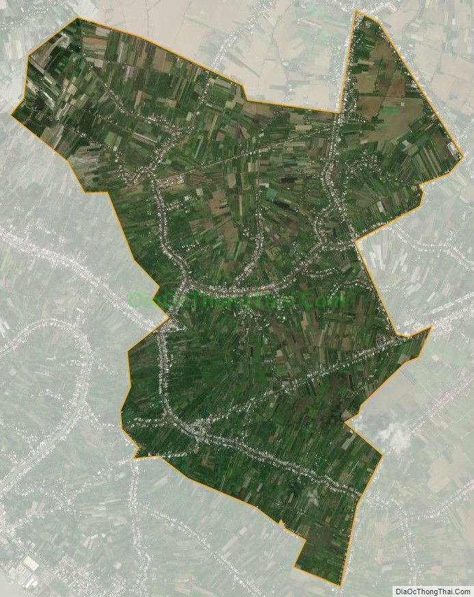 Bản đồ vệ tinh xã Long Hậu, huyện Lai Vung