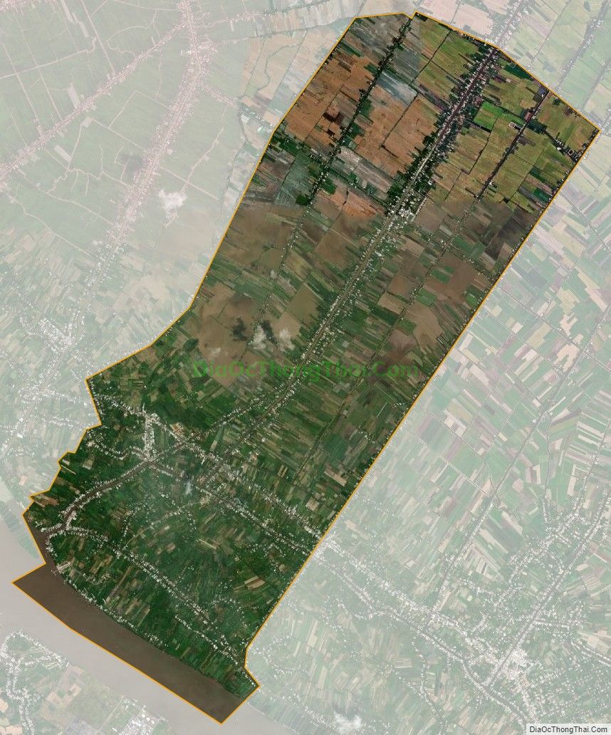 Bản đồ vệ tinh xã Phong Hòa, huyện Lai Vung
