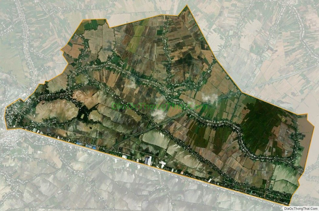 Bản đồ vệ tinh xã Bình Thạnh Trung, huyện Lấp Vò