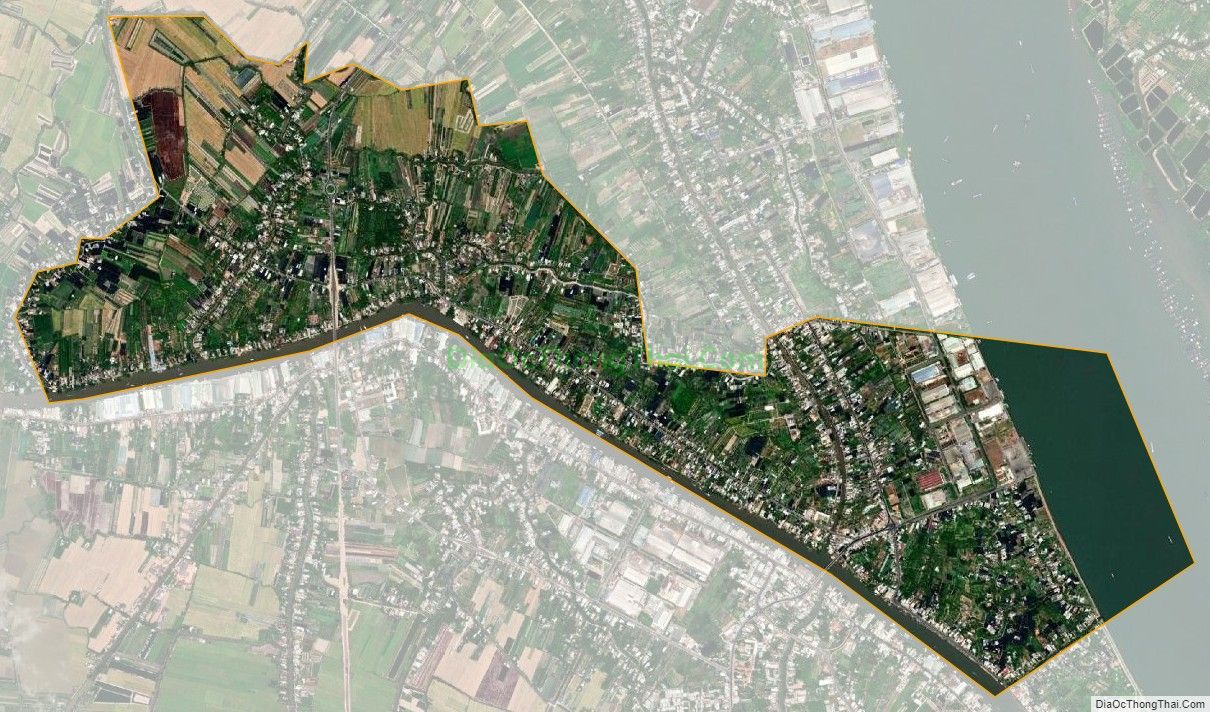 Bản đồ vệ tinh phường Tân Quy Đông, thành phố Sa Đéc