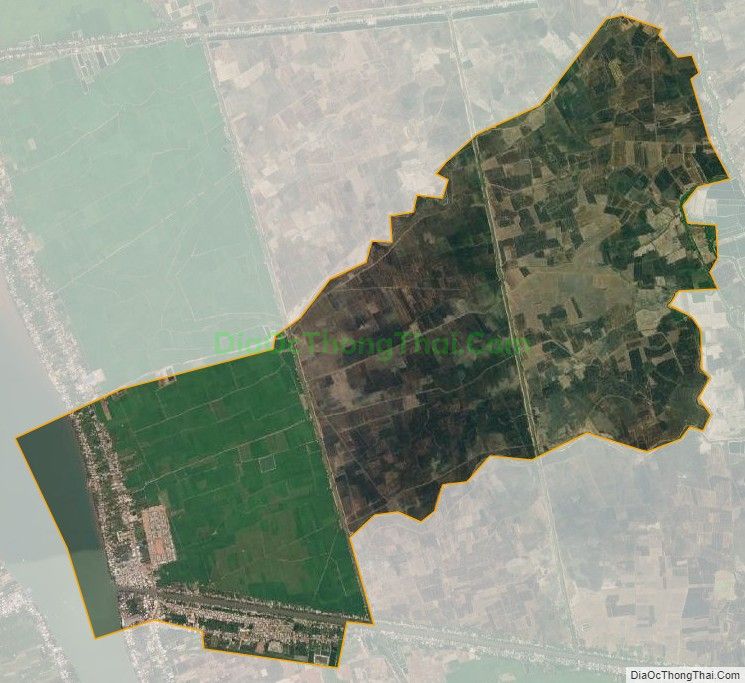 Bản đồ vệ tinh xã An Long, huyện Tam Nông