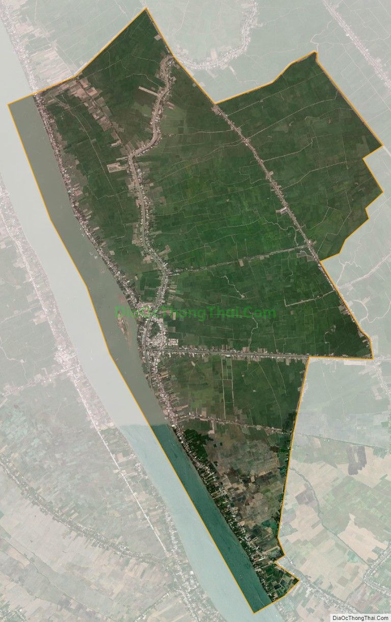 Bản đồ vệ tinh xã An Phong, huyện Thanh Bình