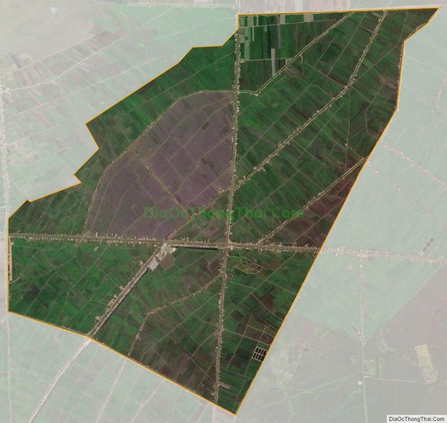 Bản đồ vệ tinh xã Bình Tấn, huyện Thanh Bình