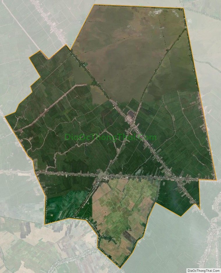 Bản đồ vệ tinh xã Phú Lợi, huyện Thanh Bình