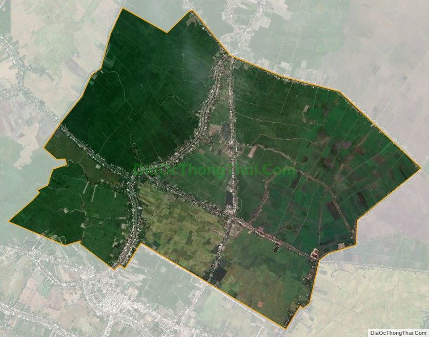 Bản đồ vệ tinh xã Tân Phú, huyện Thanh Bình