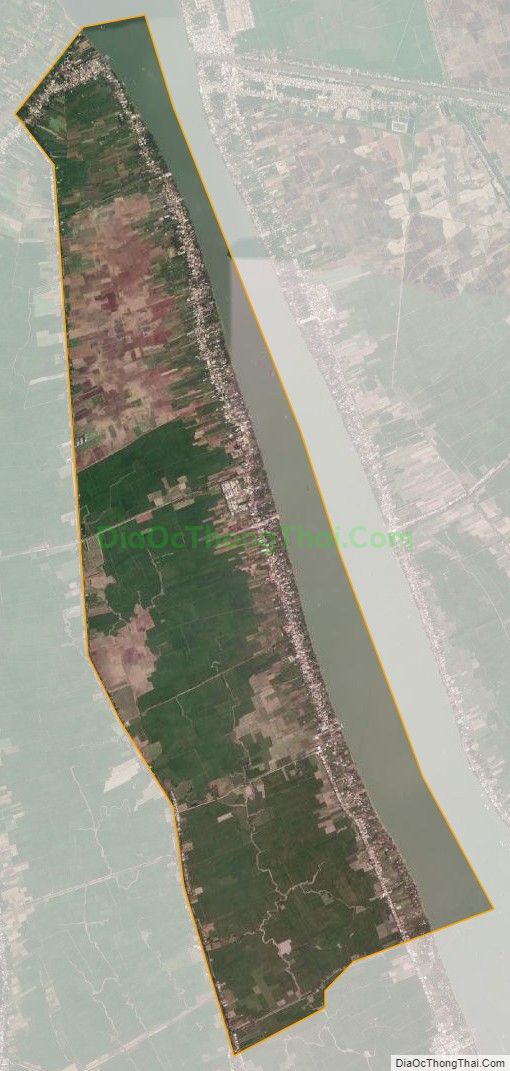 Bản đồ vệ tinh xã Tân Quới, huyện Thanh Bình