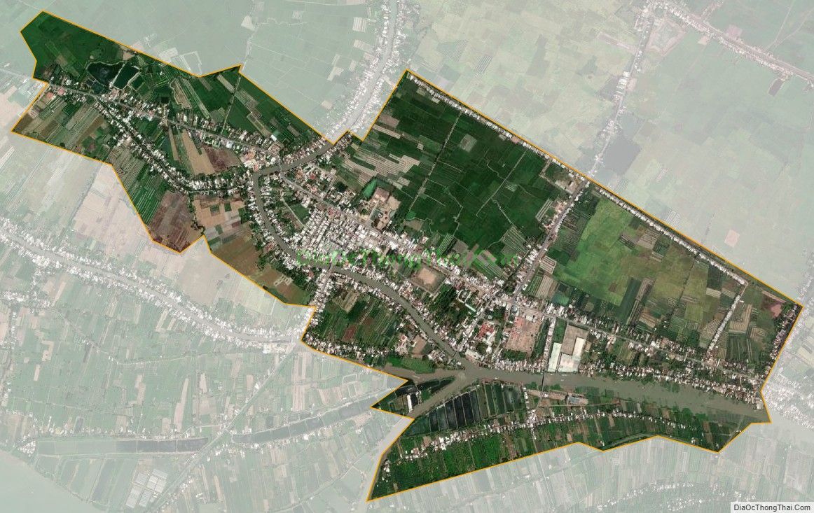 Bản đồ vệ tinh Thị trấn Thanh Bình, huyện Thanh Bình