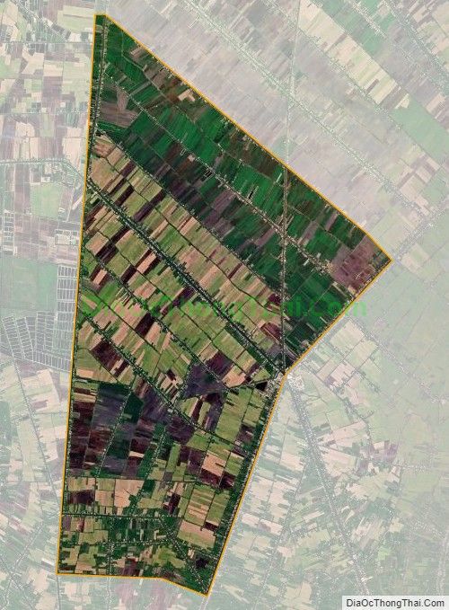 Bản đồ vệ tinh xã Thanh Mỹ, huyện Tháp Mười