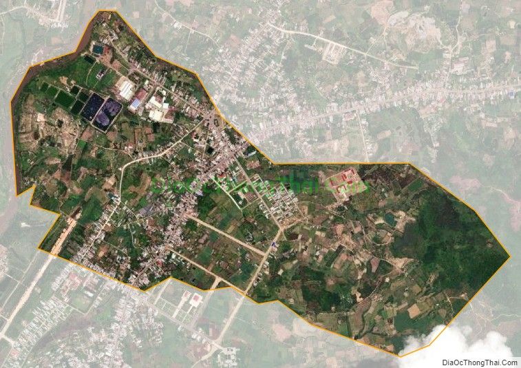 Bản đồ vệ tinh phường An Tân, thị xã An Khê