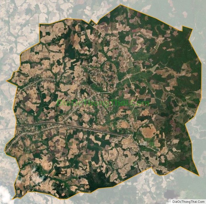 Bản đồ vệ tinh xã Cửu An, thị xã An Khê