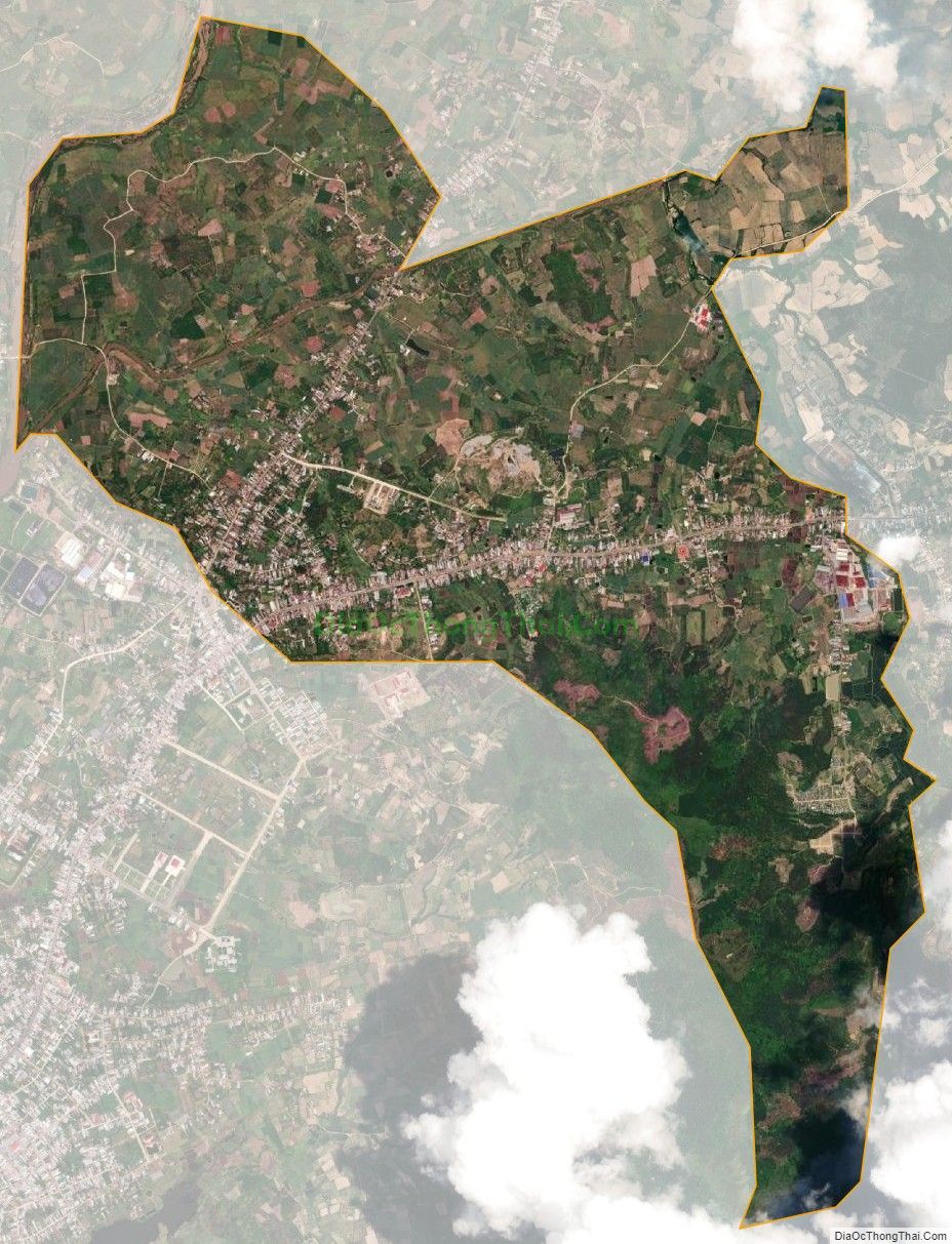 Bản đồ vệ tinh phường Ngô Mây, thị xã An Khê