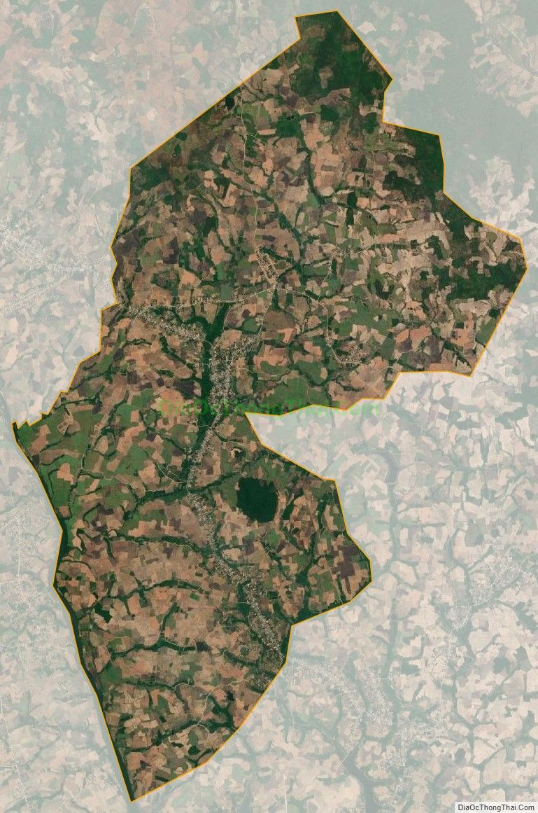 Bản đồ vệ tinh xã Tú An, thị xã An Khê