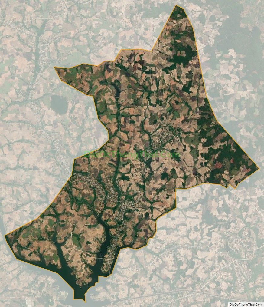 Bản đồ vệ tinh xã Xuân An, thị xã An Khê