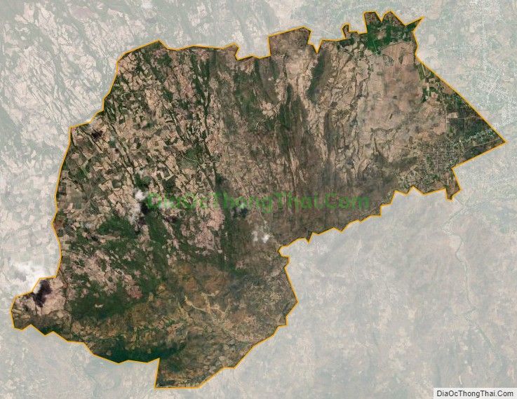 Bản đồ vệ tinh xã Chư Băh, thị xã Ayun Pa
