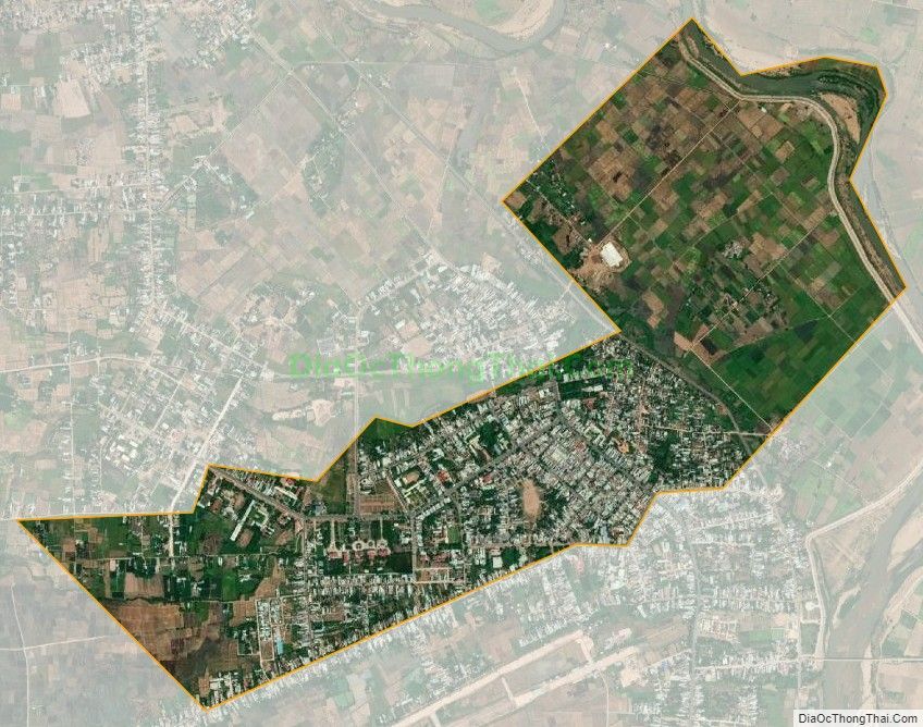 Bản đồ vệ tinh phường Đoàn Kết, thị xã Ayun Pa