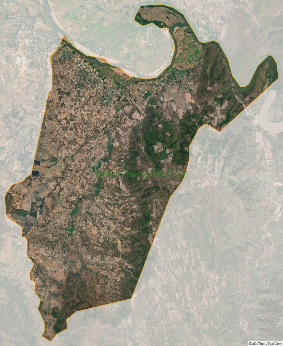 Bản đồ vệ tinh xã Ia R'tô, thị xã Ayun Pa