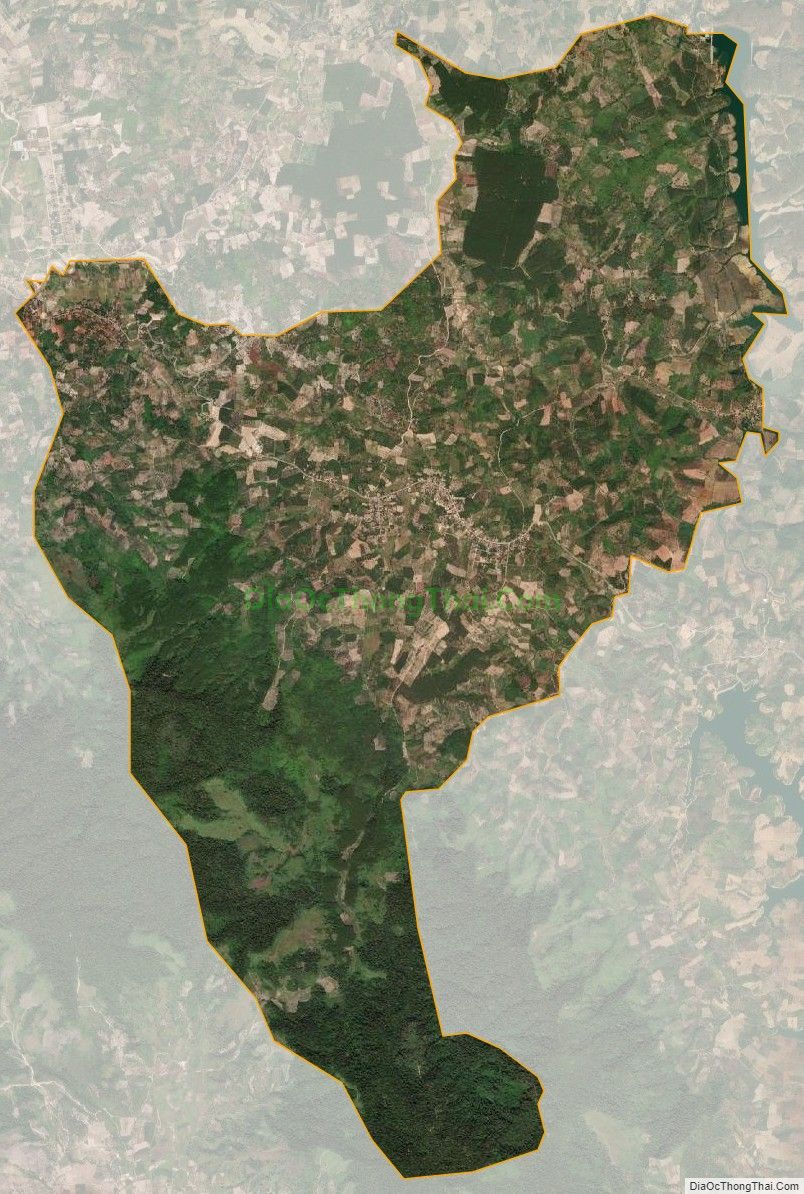 Bản đồ vệ tinh xã Đăk Tơ Ver, huyện Chư Păh