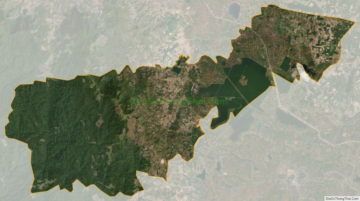 Bản đồ vệ tinh xã Ia Ka, huyện Chư Păh