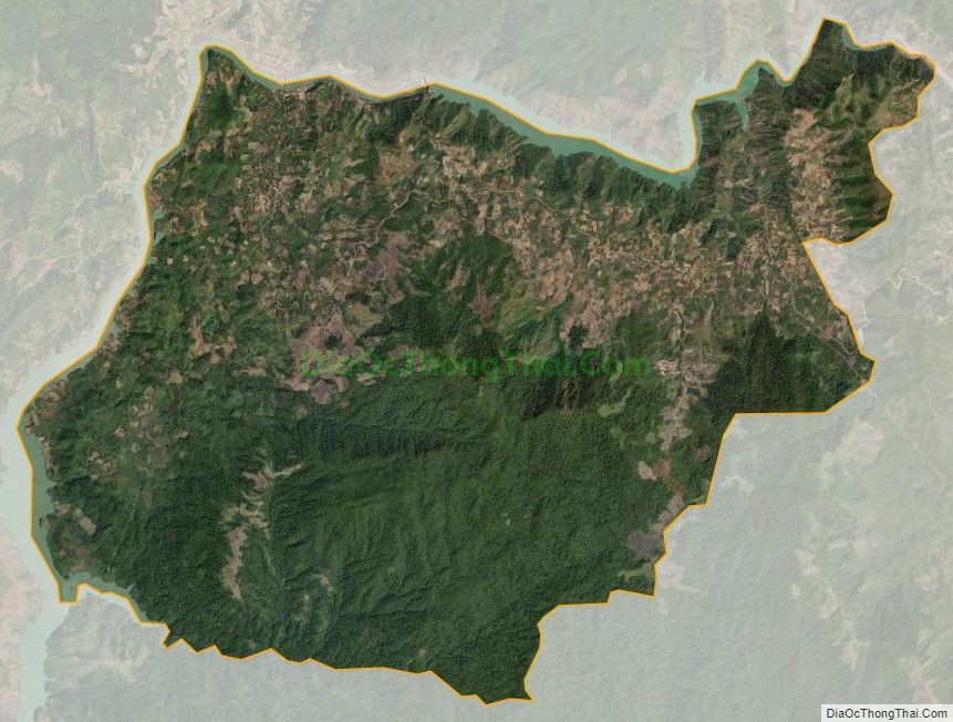 Bản đồ vệ tinh xã Ia Kreng, huyện Chư Păh
