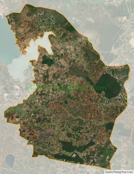 Bản đồ vệ tinh xã Ia Phí, huyện Chư Păh