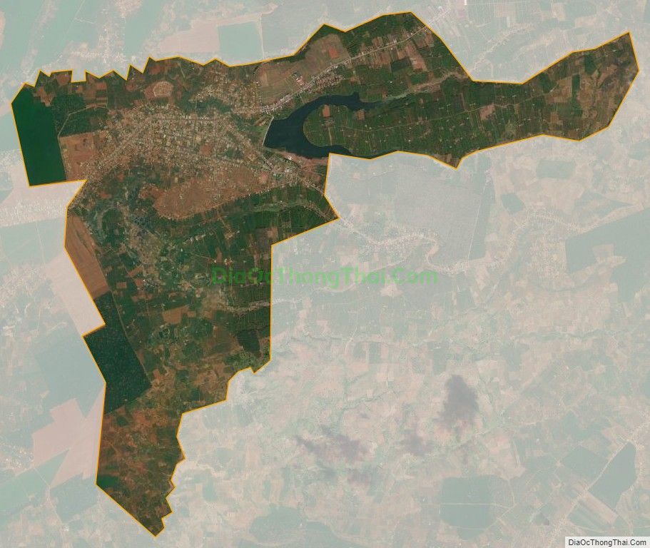 Bản đồ vệ tinh Thị trấn Chư Prông, huyện Chư Prông