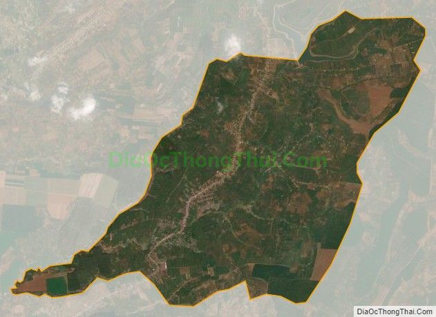 Bản đồ vệ tinh xã Ia Phìn, huyện Chư Prông