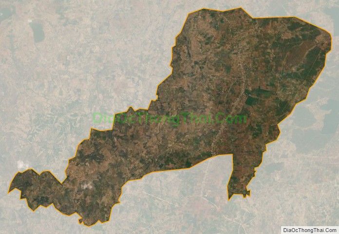 Bản đồ vệ tinh xã Ia Pia, huyện Chư Prông