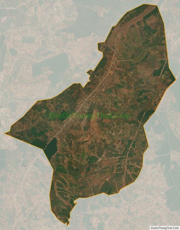 Bản đồ vệ tinh xã Ia Tôr, huyện Chư Prông