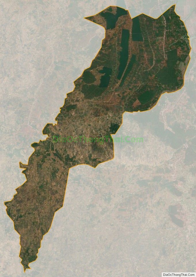 Bản đồ vệ tinh xã Ia Vê, huyện Chư Prông