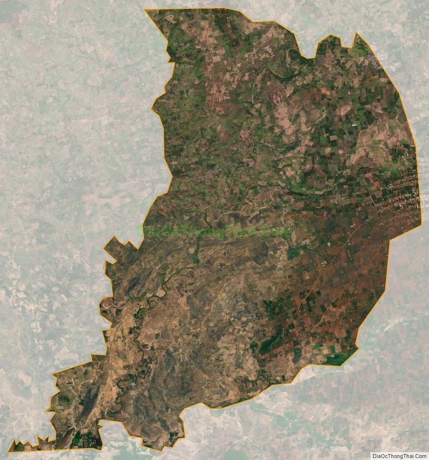 Bản đồ vệ tinh xã Chư Don, huyện Chư Pưh