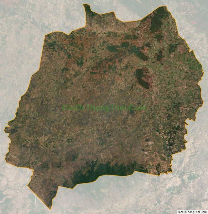 Bản đồ vệ tinh xã Ia Hla, huyện Chư Pưh