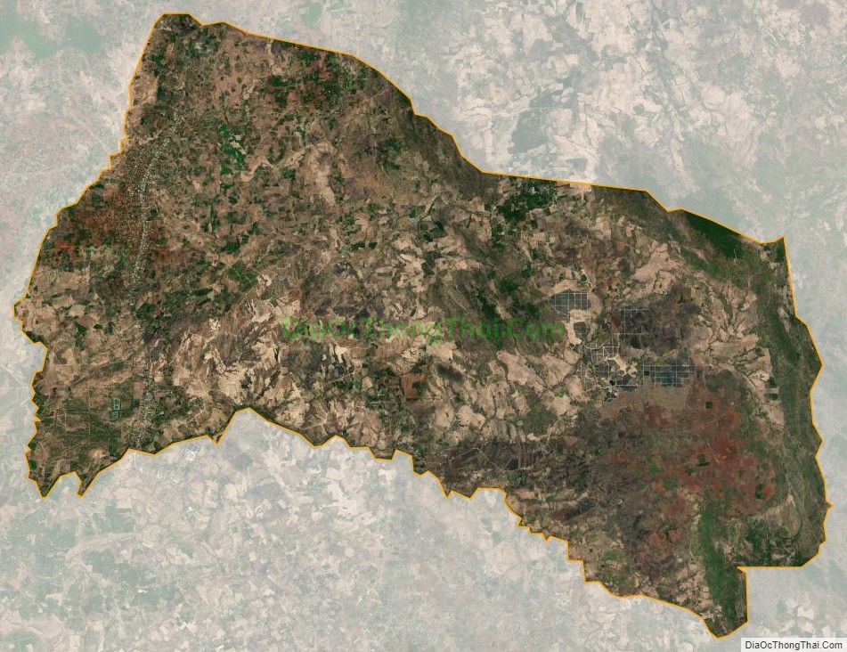 Bản đồ vệ tinh xã Ia Le, huyện Chư Pưh