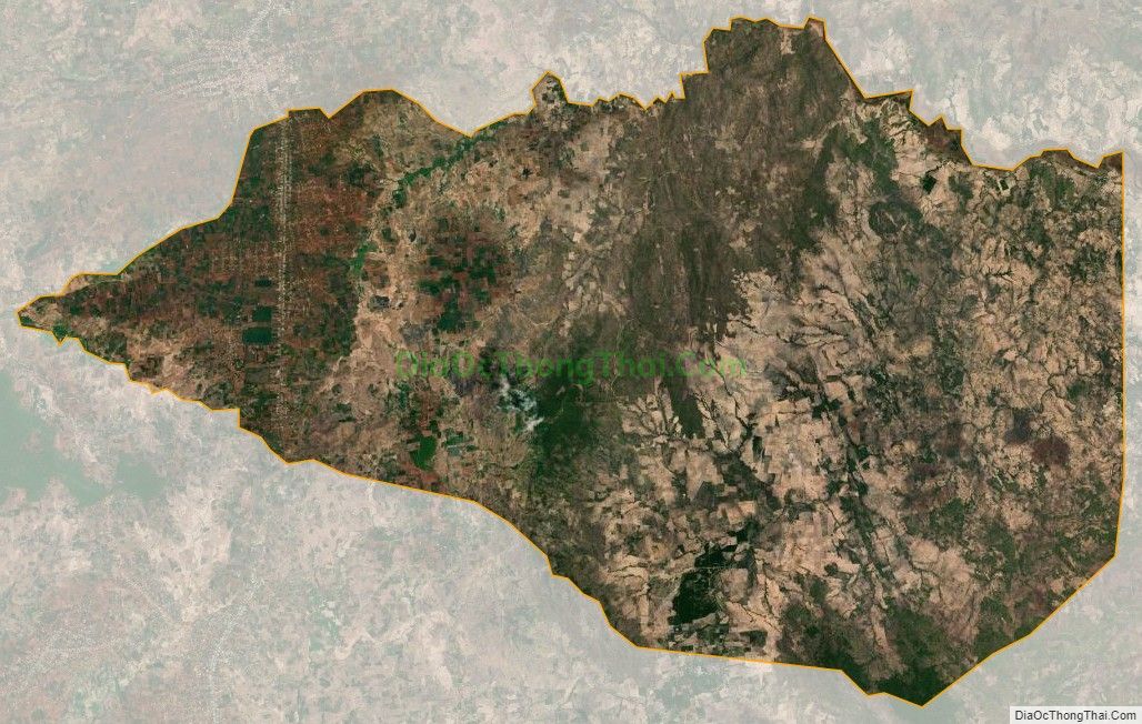 Bản đồ vệ tinh xã Ia Phang, huyện Chư Pưh