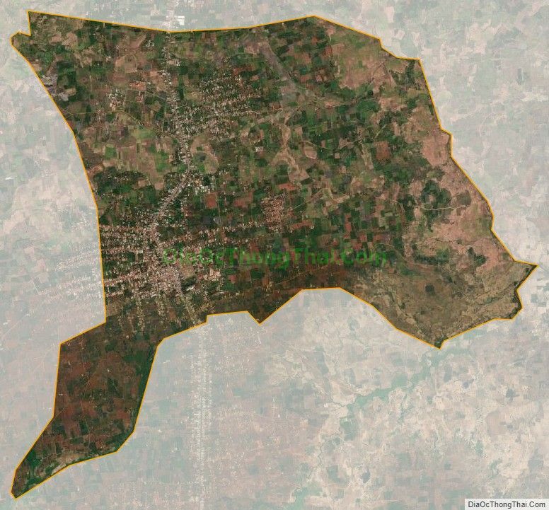 Bản đồ vệ tinh Thị trấn Nhơn Hòa, huyện Chư Pưh
