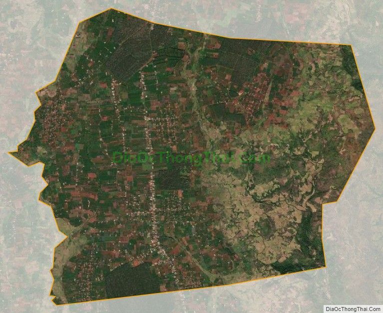 Bản đồ vệ tinh xã Al Bá, huyện Chư Sê