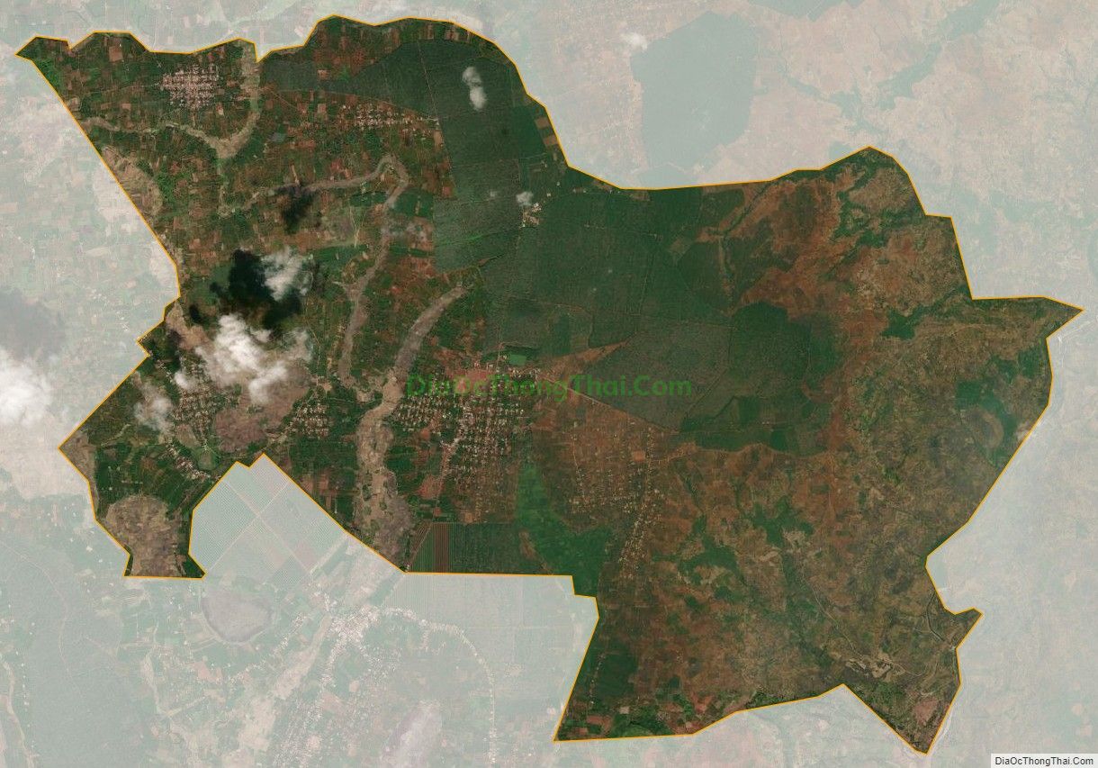 Bản đồ vệ tinh xã Bar Măih, huyện Chư Sê