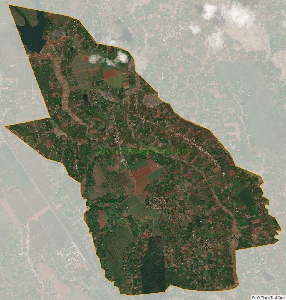 Bản đồ vệ tinh xã Chư Pơng, huyện Chư Sê