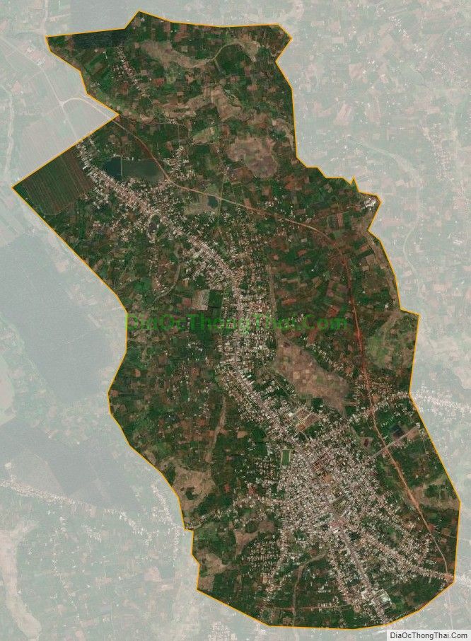 Bản đồ vệ tinh Thị trấn Chư Sê, huyện Chư Sê