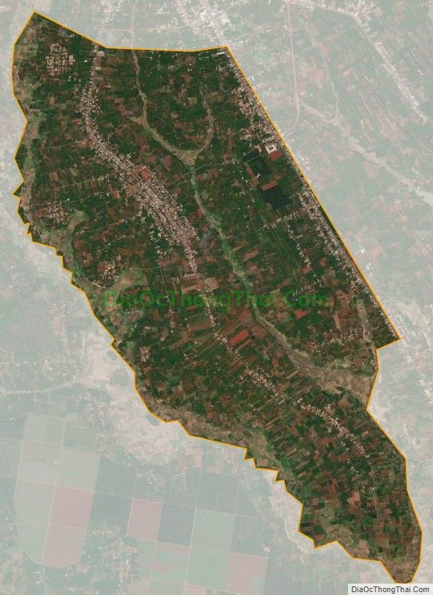 Bản đồ vệ tinh xã Ia Blang, huyện Chư Sê